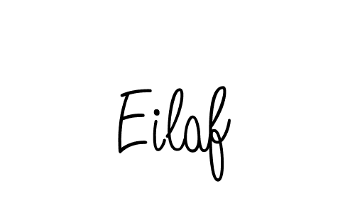 How to make Eilaf name signature. Use Angelique-Rose-font-FFP style for creating short signs online. This is the latest handwritten sign. Eilaf signature style 5 images and pictures png
