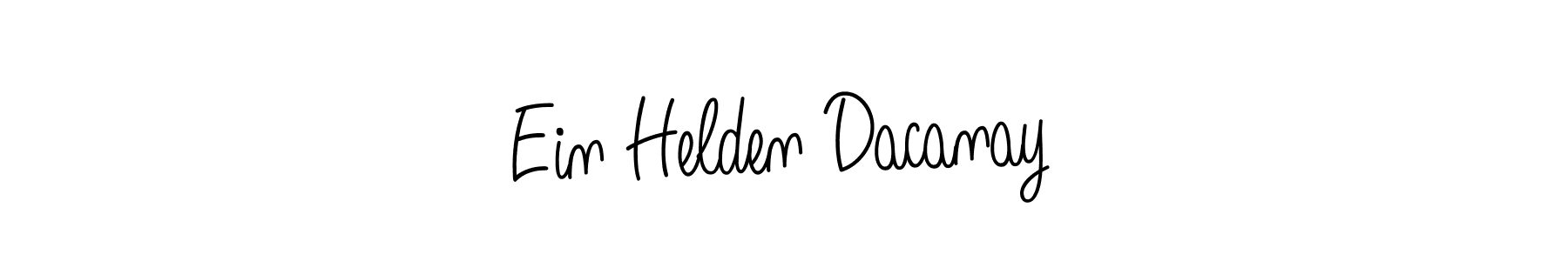 This is the best signature style for the Ein Helden Dacanay name. Also you like these signature font (Angelique-Rose-font-FFP). Mix name signature. Ein Helden Dacanay signature style 5 images and pictures png