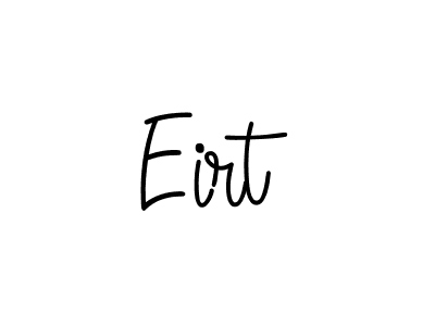 Design your own signature with our free online signature maker. With this signature software, you can create a handwritten (Angelique-Rose-font-FFP) signature for name Eirt. Eirt signature style 5 images and pictures png