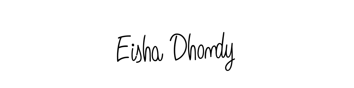 Make a short Eisha Dhondy signature style. Manage your documents anywhere anytime using Angelique-Rose-font-FFP. Create and add eSignatures, submit forms, share and send files easily. Eisha Dhondy signature style 5 images and pictures png