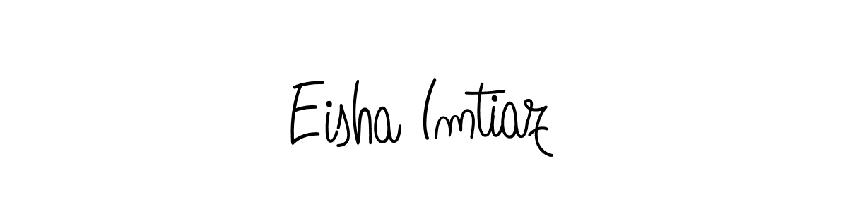 Also You can easily find your signature by using the search form. We will create Eisha Imtiaz name handwritten signature images for you free of cost using Angelique-Rose-font-FFP sign style. Eisha Imtiaz signature style 5 images and pictures png