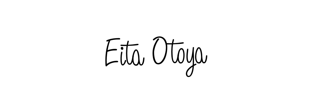 Angelique-Rose-font-FFP is a professional signature style that is perfect for those who want to add a touch of class to their signature. It is also a great choice for those who want to make their signature more unique. Get Eita Otoya name to fancy signature for free. Eita Otoya signature style 5 images and pictures png