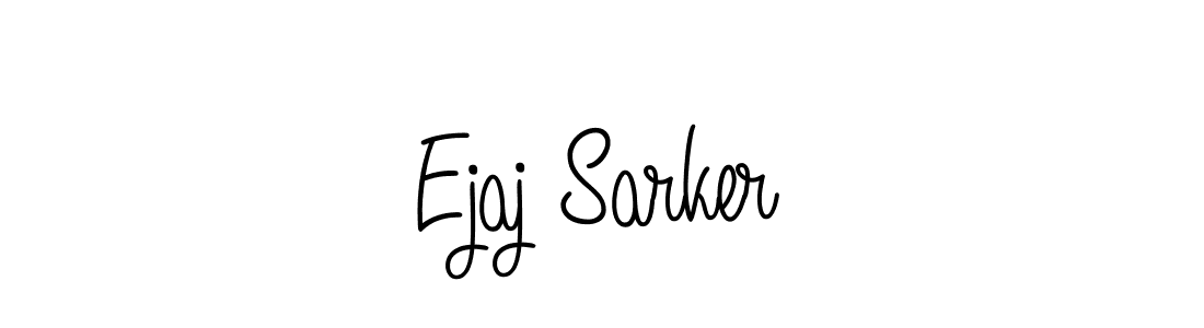 Use a signature maker to create a handwritten signature online. With this signature software, you can design (Angelique-Rose-font-FFP) your own signature for name Ejaj Sarker. Ejaj Sarker signature style 5 images and pictures png