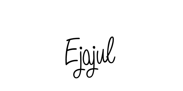 How to make Ejajul name signature. Use Angelique-Rose-font-FFP style for creating short signs online. This is the latest handwritten sign. Ejajul signature style 5 images and pictures png