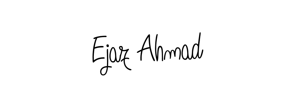 Design your own signature with our free online signature maker. With this signature software, you can create a handwritten (Angelique-Rose-font-FFP) signature for name Ejaz Ahmad. Ejaz Ahmad signature style 5 images and pictures png