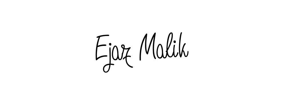 Make a beautiful signature design for name Ejaz Malik. With this signature (Angelique-Rose-font-FFP) style, you can create a handwritten signature for free. Ejaz Malik signature style 5 images and pictures png