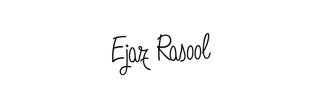 Create a beautiful signature design for name Ejaz Rasool. With this signature (Angelique-Rose-font-FFP) fonts, you can make a handwritten signature for free. Ejaz Rasool signature style 5 images and pictures png