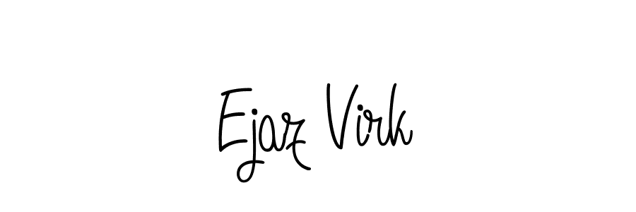 How to make Ejaz Virk signature? Angelique-Rose-font-FFP is a professional autograph style. Create handwritten signature for Ejaz Virk name. Ejaz Virk signature style 5 images and pictures png