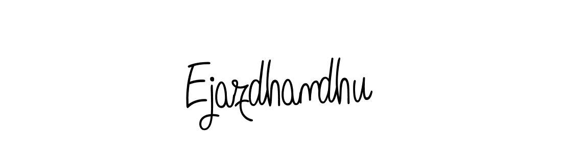 The best way (Angelique-Rose-font-FFP) to make a short signature is to pick only two or three words in your name. The name Ejazdhandhu include a total of six letters. For converting this name. Ejazdhandhu signature style 5 images and pictures png