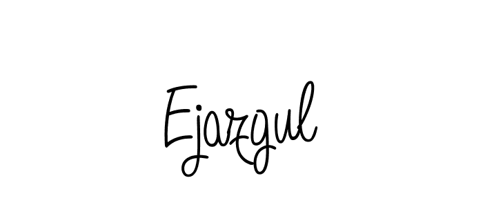 Design your own signature with our free online signature maker. With this signature software, you can create a handwritten (Angelique-Rose-font-FFP) signature for name Ejazgul. Ejazgul signature style 5 images and pictures png