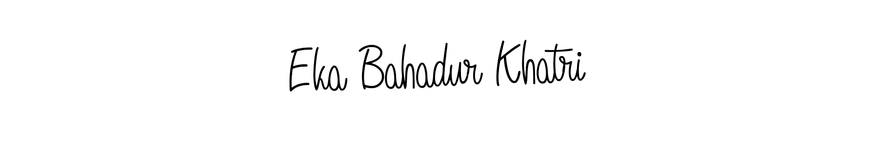 Check out images of Autograph of Eka Bahadur Khatri name. Actor Eka Bahadur Khatri Signature Style. Angelique-Rose-font-FFP is a professional sign style online. Eka Bahadur Khatri signature style 5 images and pictures png