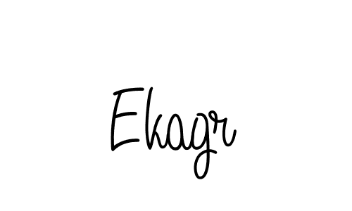 Make a beautiful signature design for name Ekagr. With this signature (Angelique-Rose-font-FFP) style, you can create a handwritten signature for free. Ekagr signature style 5 images and pictures png