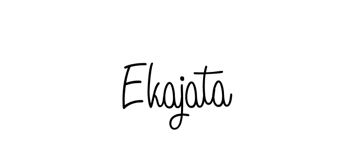 How to Draw Ekajata signature style? Angelique-Rose-font-FFP is a latest design signature styles for name Ekajata. Ekajata signature style 5 images and pictures png