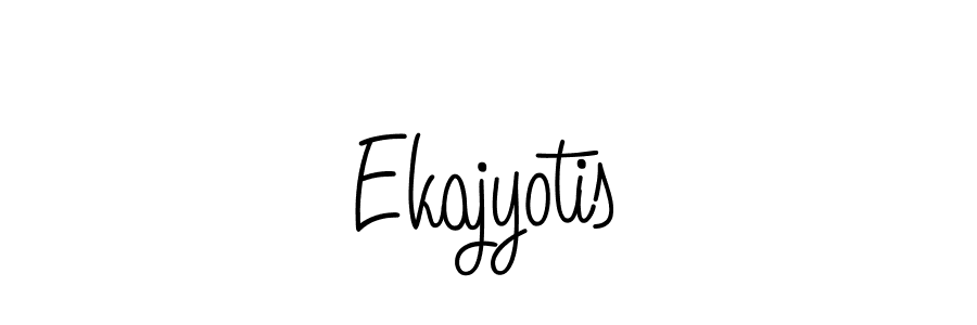 Make a beautiful signature design for name Ekajyotis. With this signature (Angelique-Rose-font-FFP) style, you can create a handwritten signature for free. Ekajyotis signature style 5 images and pictures png