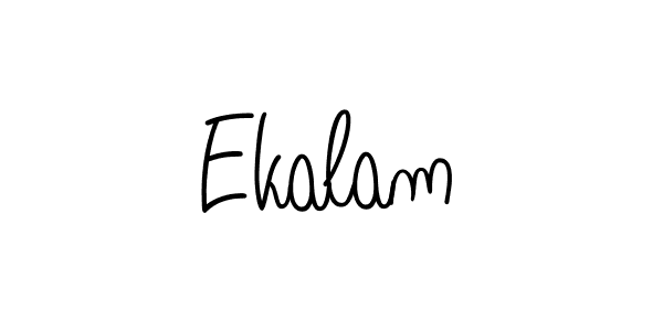 How to Draw Ekalam signature style? Angelique-Rose-font-FFP is a latest design signature styles for name Ekalam. Ekalam signature style 5 images and pictures png