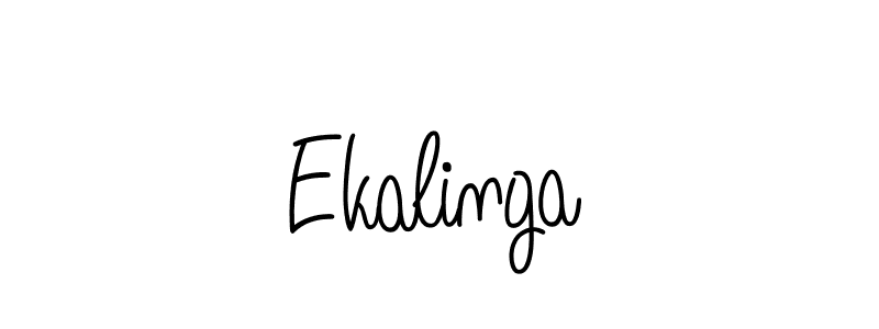 How to make Ekalinga name signature. Use Angelique-Rose-font-FFP style for creating short signs online. This is the latest handwritten sign. Ekalinga signature style 5 images and pictures png