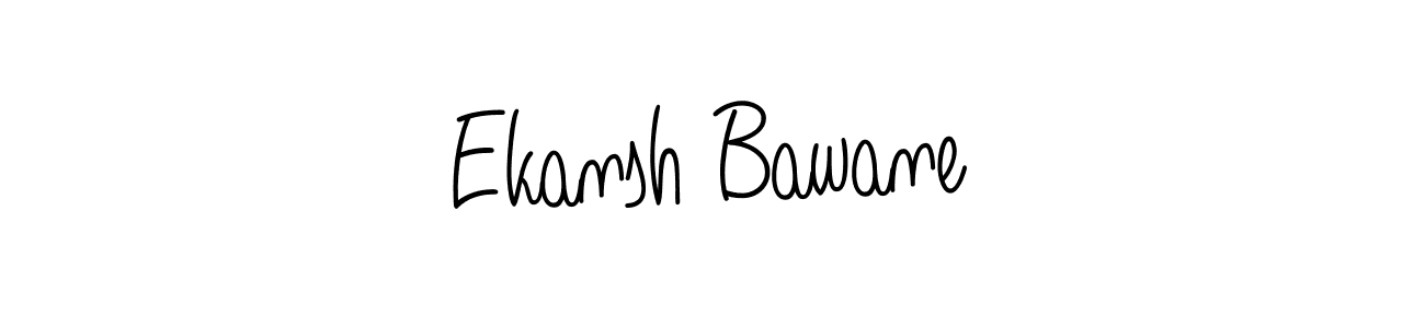 Ekansh Bawane stylish signature style. Best Handwritten Sign (Angelique-Rose-font-FFP) for my name. Handwritten Signature Collection Ideas for my name Ekansh Bawane. Ekansh Bawane signature style 5 images and pictures png