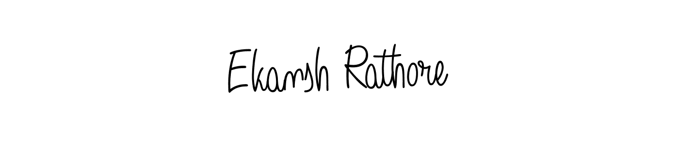 Create a beautiful signature design for name Ekansh Rathore. With this signature (Angelique-Rose-font-FFP) fonts, you can make a handwritten signature for free. Ekansh Rathore signature style 5 images and pictures png