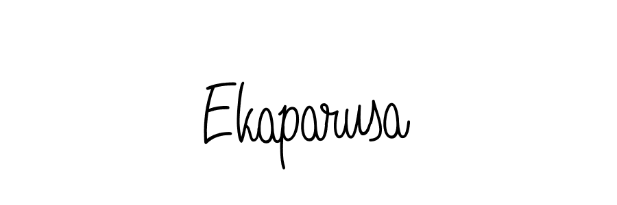 Design your own signature with our free online signature maker. With this signature software, you can create a handwritten (Angelique-Rose-font-FFP) signature for name Ekaparusa. Ekaparusa signature style 5 images and pictures png