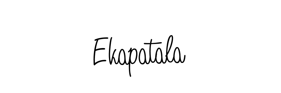 The best way (Angelique-Rose-font-FFP) to make a short signature is to pick only two or three words in your name. The name Ekapatala include a total of six letters. For converting this name. Ekapatala signature style 5 images and pictures png