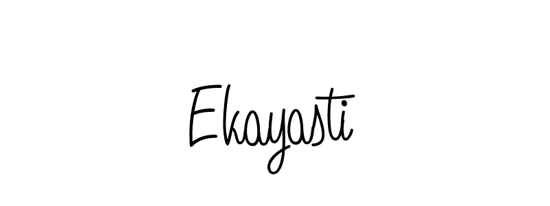 Also we have Ekayasti name is the best signature style. Create professional handwritten signature collection using Angelique-Rose-font-FFP autograph style. Ekayasti signature style 5 images and pictures png