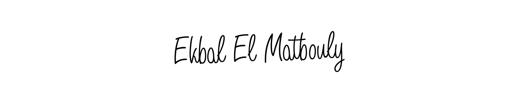 This is the best signature style for the Ekbal El Matbouly name. Also you like these signature font (Angelique-Rose-font-FFP). Mix name signature. Ekbal El Matbouly signature style 5 images and pictures png