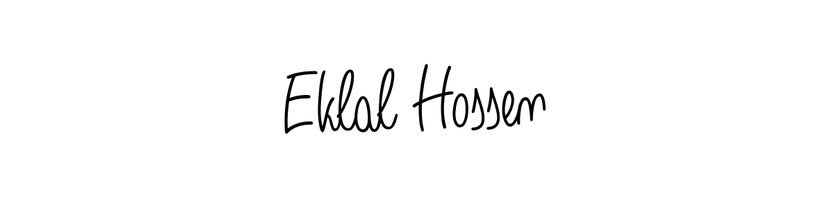 It looks lik you need a new signature style for name Eklal Hossen. Design unique handwritten (Angelique-Rose-font-FFP) signature with our free signature maker in just a few clicks. Eklal Hossen signature style 5 images and pictures png