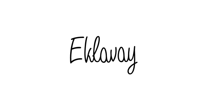 Eklavay stylish signature style. Best Handwritten Sign (Angelique-Rose-font-FFP) for my name. Handwritten Signature Collection Ideas for my name Eklavay. Eklavay signature style 5 images and pictures png