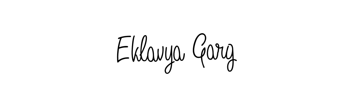 Design your own signature with our free online signature maker. With this signature software, you can create a handwritten (Angelique-Rose-font-FFP) signature for name Eklavya Garg. Eklavya Garg signature style 5 images and pictures png