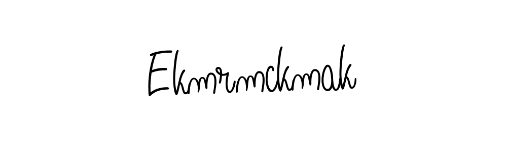 Design your own signature with our free online signature maker. With this signature software, you can create a handwritten (Angelique-Rose-font-FFP) signature for name Ekmrmckmak. Ekmrmckmak signature style 5 images and pictures png