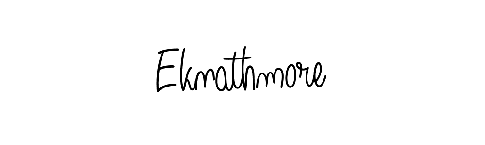 How to make Eknathmore name signature. Use Angelique-Rose-font-FFP style for creating short signs online. This is the latest handwritten sign. Eknathmore signature style 5 images and pictures png