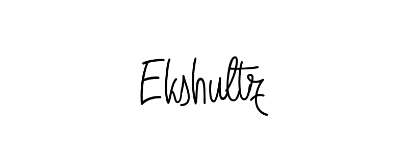 if you are searching for the best signature style for your name Ekshultz. so please give up your signature search. here we have designed multiple signature styles  using Angelique-Rose-font-FFP. Ekshultz signature style 5 images and pictures png