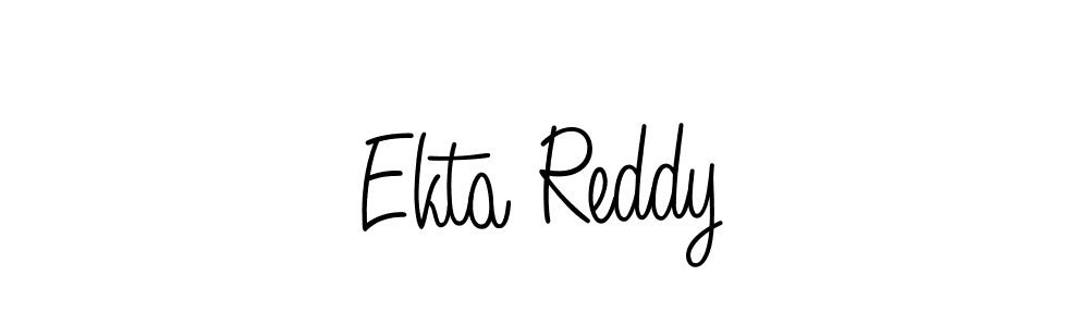 How to make Ekta Reddy signature? Angelique-Rose-font-FFP is a professional autograph style. Create handwritten signature for Ekta Reddy name. Ekta Reddy signature style 5 images and pictures png