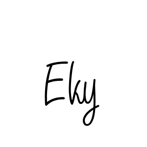 Also we have Eky name is the best signature style. Create professional handwritten signature collection using Angelique-Rose-font-FFP autograph style. Eky signature style 5 images and pictures png