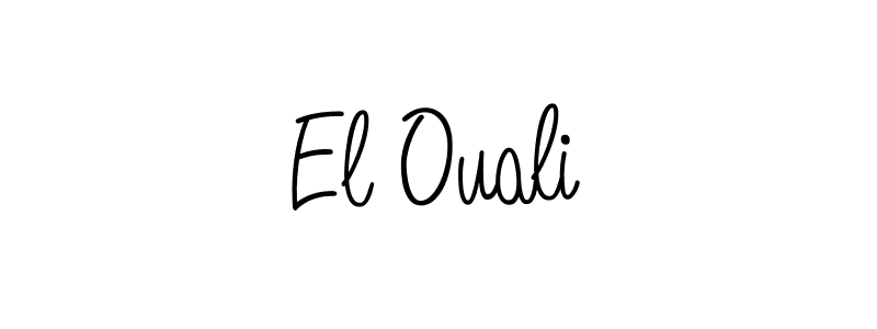 Make a short El Ouali signature style. Manage your documents anywhere anytime using Angelique-Rose-font-FFP. Create and add eSignatures, submit forms, share and send files easily. El Ouali signature style 5 images and pictures png