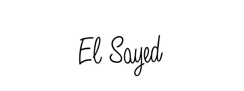 Use a signature maker to create a handwritten signature online. With this signature software, you can design (Angelique-Rose-font-FFP) your own signature for name El Sayed. El Sayed signature style 5 images and pictures png