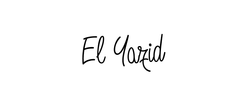 Make a beautiful signature design for name El Yazid. Use this online signature maker to create a handwritten signature for free. El Yazid signature style 5 images and pictures png