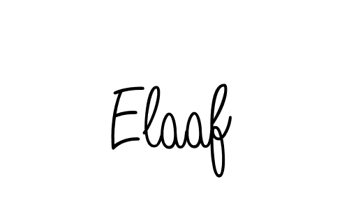 Elaaf stylish signature style. Best Handwritten Sign (Angelique-Rose-font-FFP) for my name. Handwritten Signature Collection Ideas for my name Elaaf. Elaaf signature style 5 images and pictures png