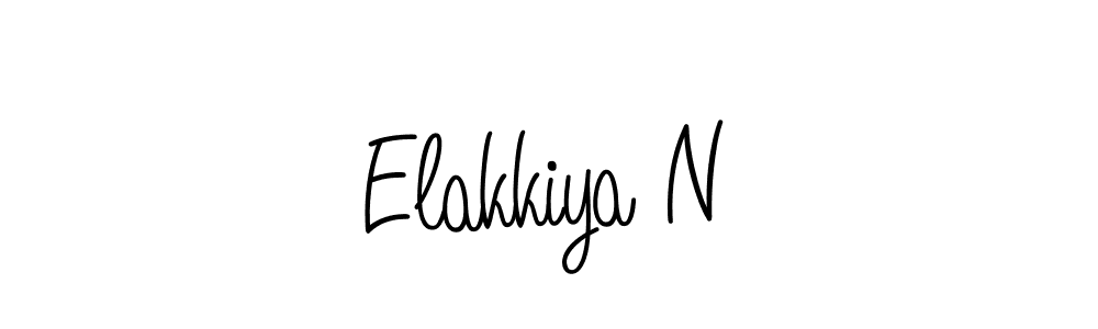 How to make Elakkiya N signature? Angelique-Rose-font-FFP is a professional autograph style. Create handwritten signature for Elakkiya N name. Elakkiya N signature style 5 images and pictures png