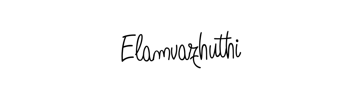 Once you've used our free online signature maker to create your best signature Angelique-Rose-font-FFP style, it's time to enjoy all of the benefits that Elamvazhuthi name signing documents. Elamvazhuthi signature style 5 images and pictures png