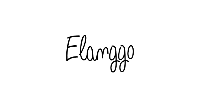 The best way (Angelique-Rose-font-FFP) to make a short signature is to pick only two or three words in your name. The name Elanggo include a total of six letters. For converting this name. Elanggo signature style 5 images and pictures png