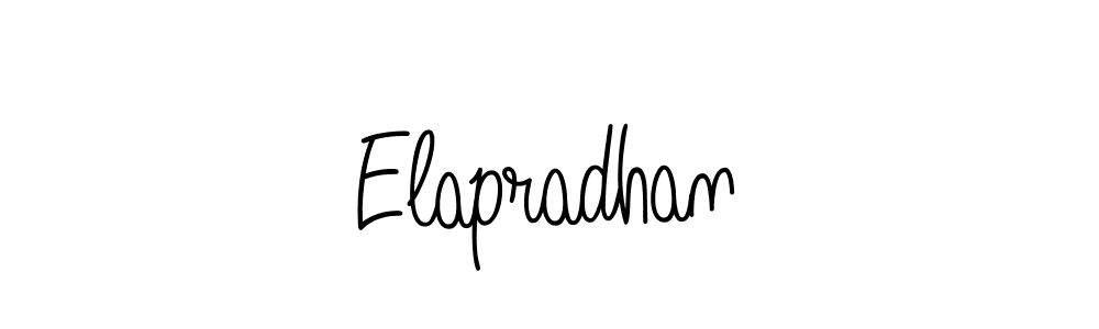 Create a beautiful signature design for name Elapradhan. With this signature (Angelique-Rose-font-FFP) fonts, you can make a handwritten signature for free. Elapradhan signature style 5 images and pictures png