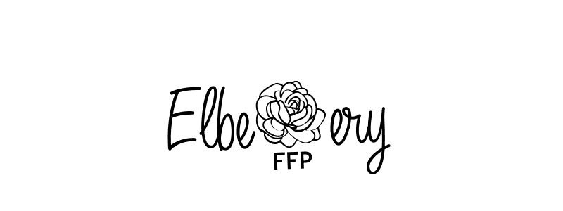 How to make Elbe7ery name signature. Use Angelique-Rose-font-FFP style for creating short signs online. This is the latest handwritten sign. Elbe7ery signature style 5 images and pictures png