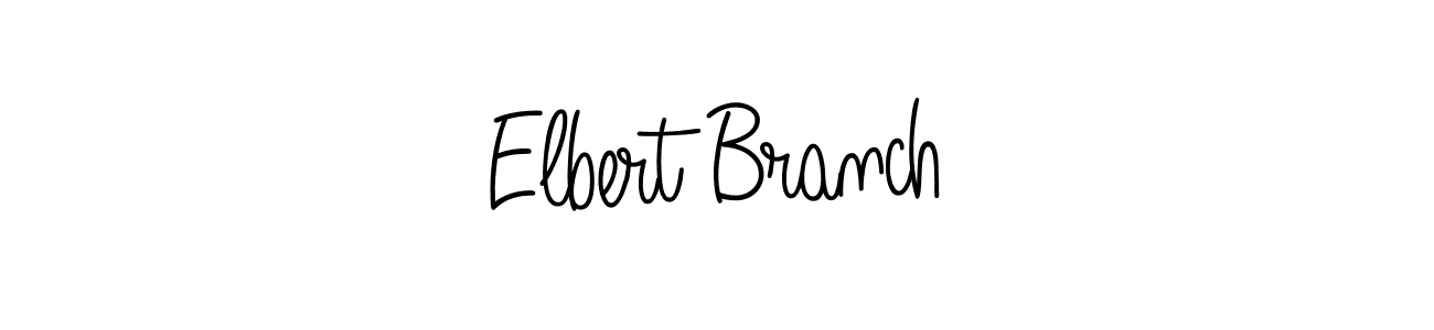 Use a signature maker to create a handwritten signature online. With this signature software, you can design (Angelique-Rose-font-FFP) your own signature for name Elbert Branch. Elbert Branch signature style 5 images and pictures png