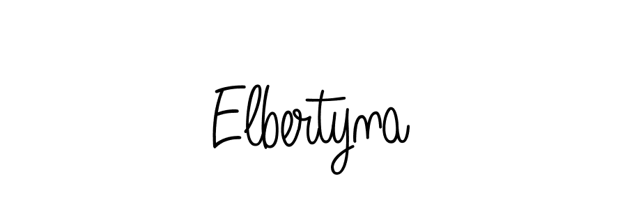 You can use this online signature creator to create a handwritten signature for the name Elbertyna. This is the best online autograph maker. Elbertyna signature style 5 images and pictures png