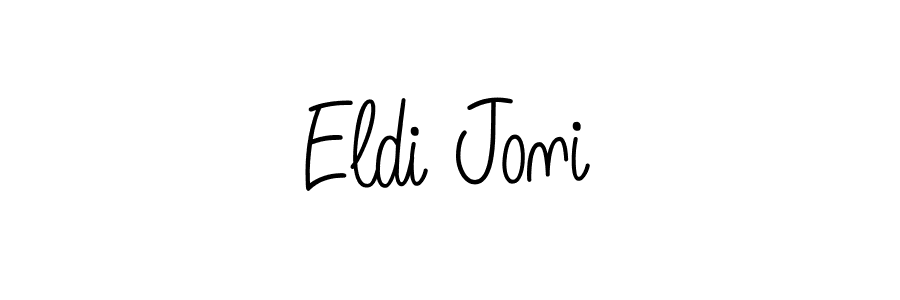 if you are searching for the best signature style for your name Eldi Joni. so please give up your signature search. here we have designed multiple signature styles  using Angelique-Rose-font-FFP. Eldi Joni signature style 5 images and pictures png