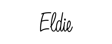 The Angelique-Rose-font-FFP handwriting style adds charm and authenticity to name Eldie. A wonderful choice for personal thank-you notes. Eldie signature style 5 images and pictures png