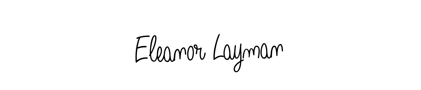 Best and Professional Signature Style for Eleanor Layman. Angelique-Rose-font-FFP Best Signature Style Collection. Eleanor Layman signature style 5 images and pictures png