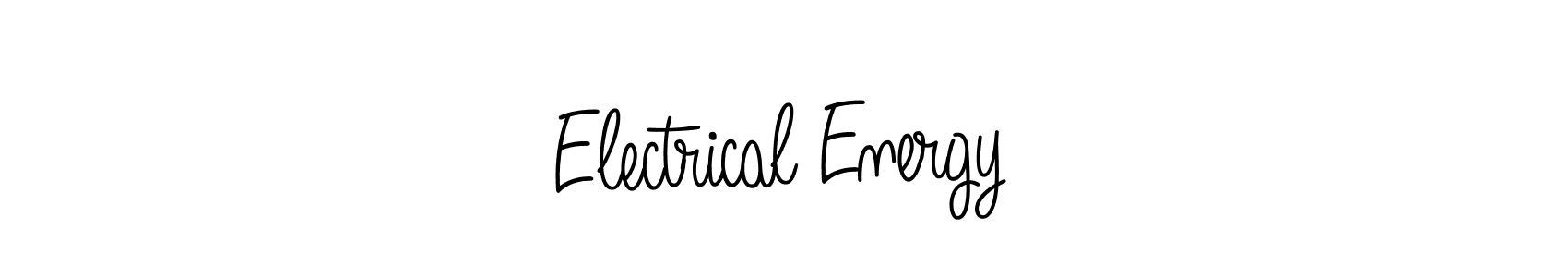 It looks lik you need a new signature style for name Electrical Energy. Design unique handwritten (Angelique-Rose-font-FFP) signature with our free signature maker in just a few clicks. Electrical Energy signature style 5 images and pictures png