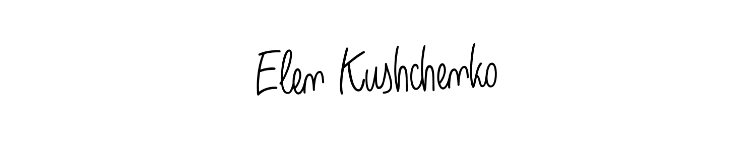 You can use this online signature creator to create a handwritten signature for the name Elen Kushchenko. This is the best online autograph maker. Elen Kushchenko signature style 5 images and pictures png